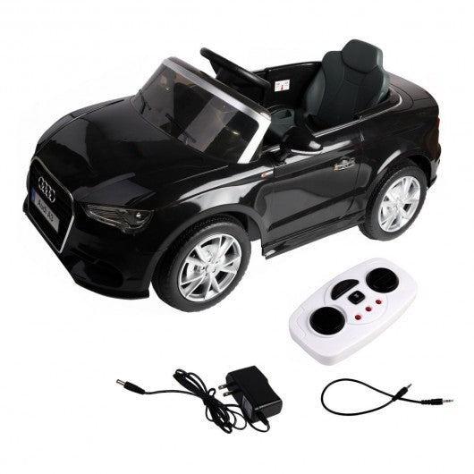 12 V Audi A3 Kids Ride on Car with RC + LED Light + Music