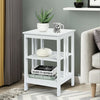 3-Tier Side Table Nightstand with Stable Structure