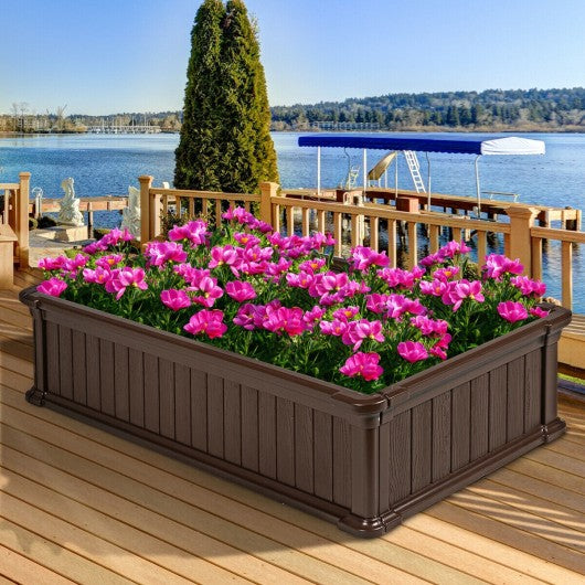 2 PCS Raised Garden Rectangle Plant Box
