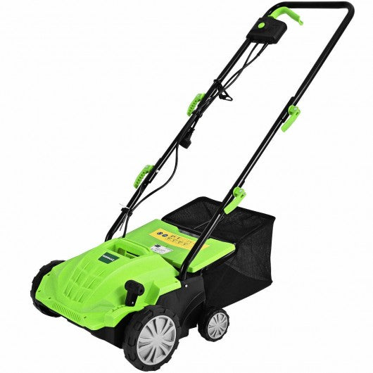 12Amp Corded Scarifier 13€� Electric Lawn Dethatcher