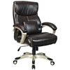 Adjustable Executive Office Recliner Chair with High Back and Lumbar Support-Brown
