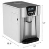 2 In 1 Ice Maker Water Dispenser 36lbs/24H LCD Display