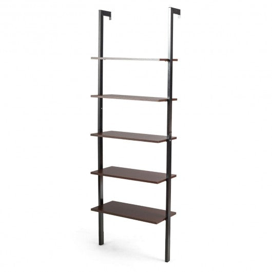 5-Tier Metal Frame Ladder Shelf