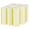 72 Rolls Clear Carton Box Packing Package Tape 1.9