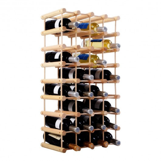 Wooden Wine Holder Bottle Rack for 40 Bottles