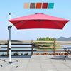 10 Ft 360 Degree Tilt Aluminum Square Patio Offset Cantilever Umbrella