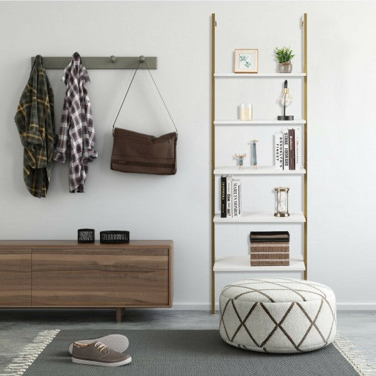5-Tier Metal Frame Ladder Shelf
