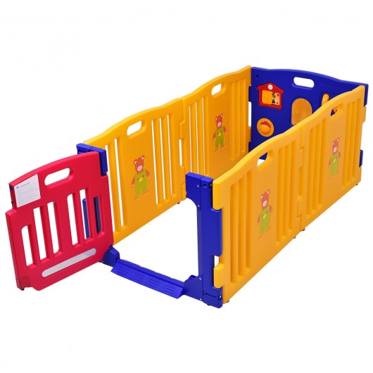 6 Panel Baby Playpen Kids Safety Play Center Yard
