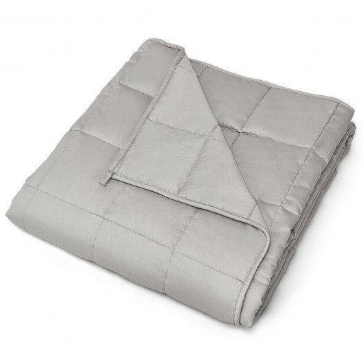 12 lbs Weighted Blankets 100% Cotton with Glass Beads