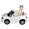 12 V Audi A3 Kids Ride on Car with RC + LED Light + Music-White