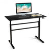 Height Adjustable Standing Desk with Crank Handle