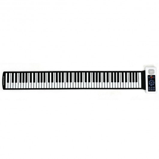 88 Key Electronic Roll Up Piano Silicone Keyboard