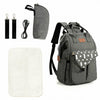 Waterproof Large Diaper Bag Backpack w/ USB Charging