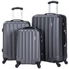 3 pcs Luggage Travel Set Bag with Lock-Gray