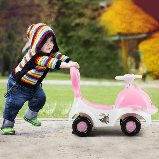 3-in-1 Baby Walker Sliding Car Pushing Cart Toddler Ride