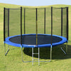 14' Trampoline Combo with Safety Enclosure Net Pad and Ladder
