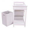 Infant Baby Changing Table w/3 Basket Hamper Diaper Storage Nursery