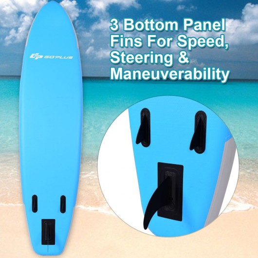 10' Inflatable Stand up Paddle Board Surfboard SUP with Bag