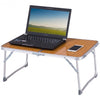 Portable Folding Tray Stand Laptop Notebook Table-Natural