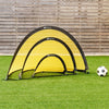 6' 4' 2.5' Set of 2 Portable Pop-Up Soccer Goals Net-6'