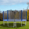 8FT Replacement Safety Pad Bounce Frame Trampoline-Navy