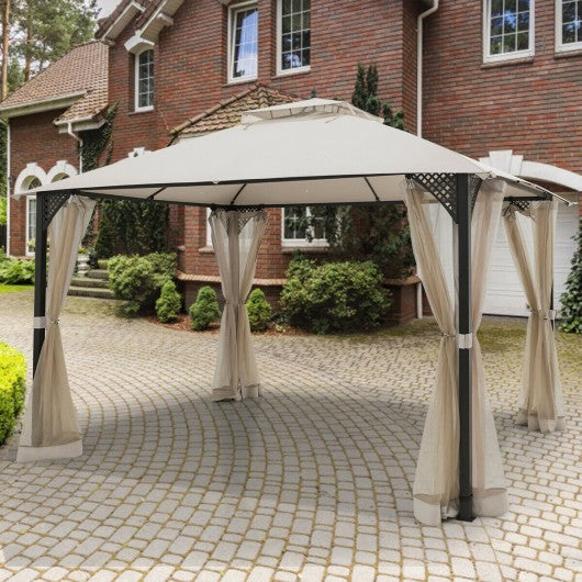 12' x 10'Outdoor Double Top Patio Gazebo