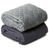15 lbs 100% Cotton Weighted Blanket with Soft Crystal Cover