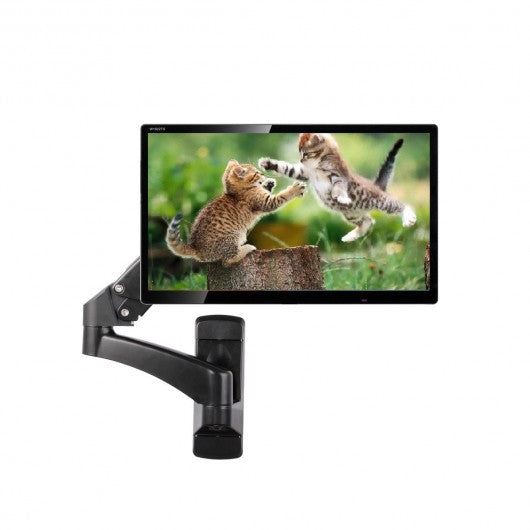 51 lbs TV Wall Mount Hydraulic Arm Adjustable Monitor Bracket