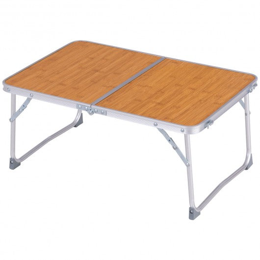 Portable Folding Tray Stand Laptop Notebook Table-Natural