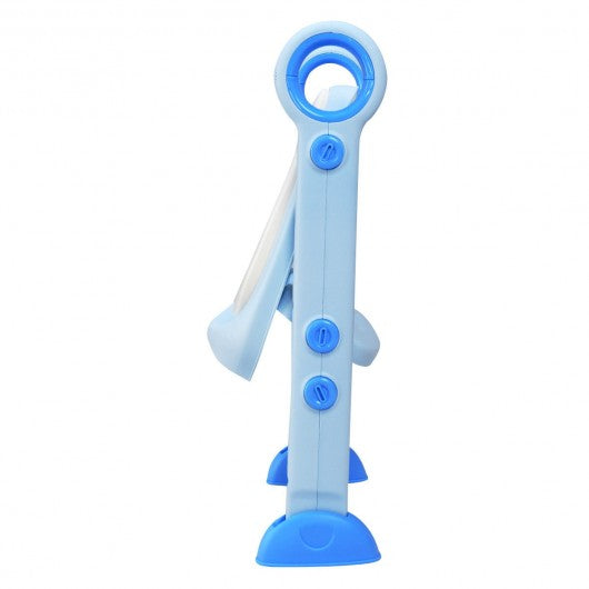Toddler Toilet Potty Training Seat with Non-Slip Ladder-Blue