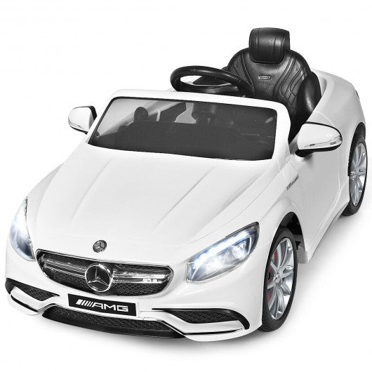 12 V Mercedes Benz S63 Licensed Kids Ride On Car