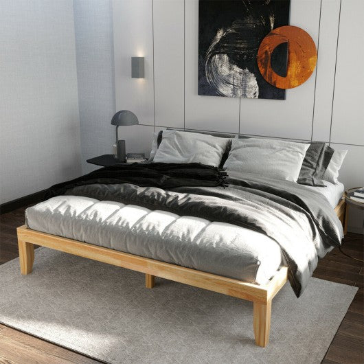 14 Inch King Size Wood Platform Bed Frame