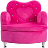 Soft Velvet Armrest Couch Toddler Sofa