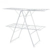 2-Level Foldable Clothes Drying Rack-White