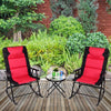 3 pcs Outdoor Folding Rocking Chair Table Set