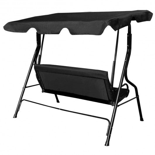 3 Seats Patio Canopy Swing