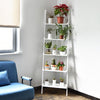 5-Tier Leaning Wall Display Bookcase