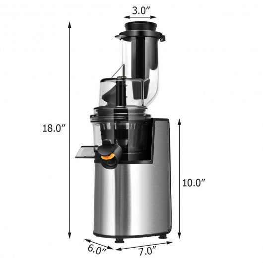 Slow Masticating Juicer Cold Press Juicer Extractor