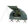 1-Person Compact Portable Pop-Up Tent Air Mattress & Sleeping Bag