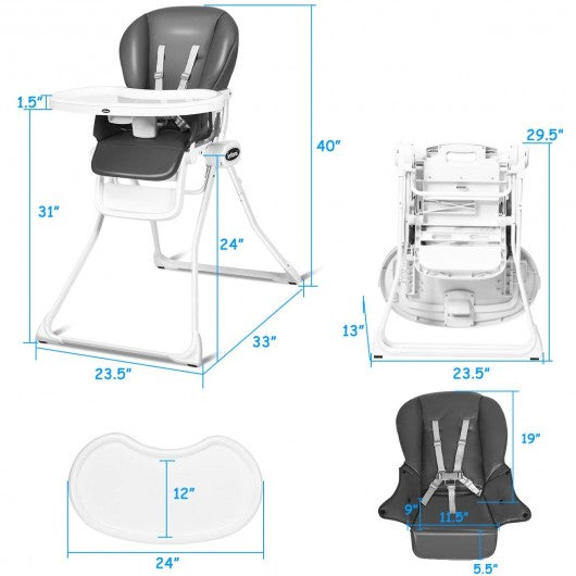 Space Saving Fold Baby High Chair