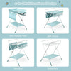 Folding Baby Changing Table with Storage