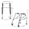 Folding Adjustable Walker Small Aluminum Walker