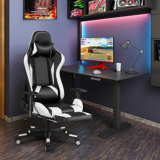 Massage Gaming Chair Recliner Gamer Racing Chair
