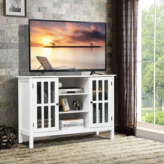 Wood TV Stand Console Cabinet for 45