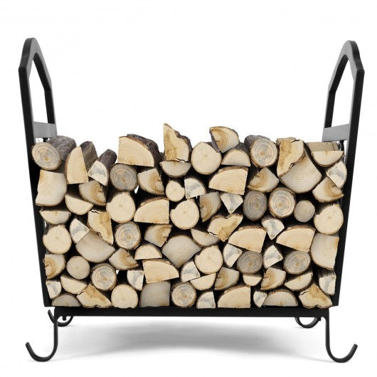 Fireplace Log Holder Iron Indoor Firewood Rack
