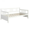 Twin Size Wooden Slats Daybed Bed with Rails