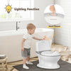 Kids Realistic Flushing Sound Lighting Potty Training Transition Toilet