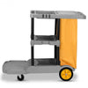 Commercial Janitorial Cleaning Cart 3 Shelf Housekeeping Ultility Cart