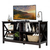 Wooden TV Stand Entertainment Media Center