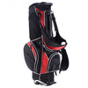 Golf Stand Cart Bag with 6-Way Divider Carry Pockets-Red